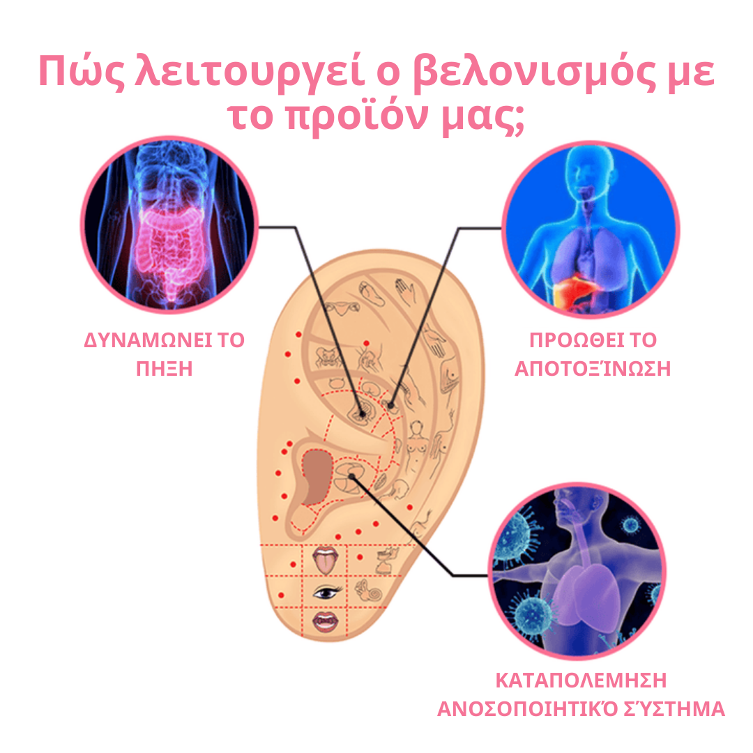 Σκουλαρίκια flysmus Lymphvity MagneTherapy (Αποκλειστική προσφορά : Αγοράστε 1 και κερδίστε 2 δωρεάν 🎁)